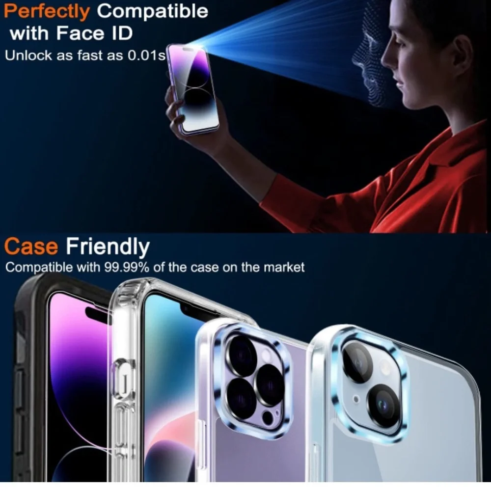 New Ferilinso Designed for iPhone 14 Plus iPhone 14 Pro Max Screen Protector